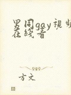 男同gay视频在线看
