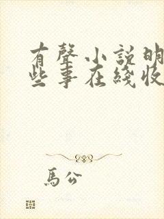 有声小说明朝那些事在线收听