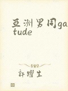 亚洲男同gay tude