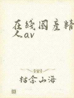 在线国产精品成人av