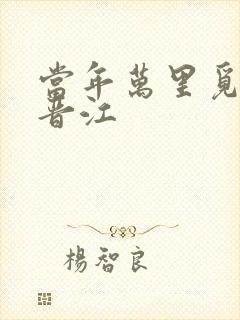 当年万里觅封侯晋江