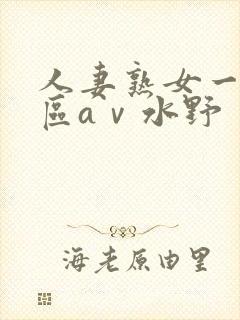人妻熟女一区二区aⅴ水野封面