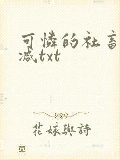 可怜的社畜未删减txt