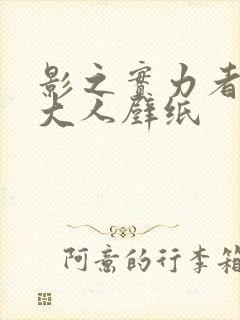 影之实力者暗影大人壁纸