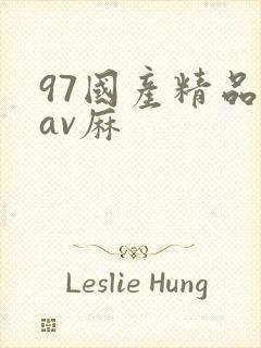 97国产精品欲av麻封面