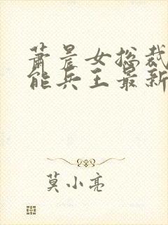 萧晨女总裁的全能兵王最新更新 小说