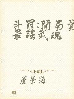 斗罗:开局觉醒最强武魂封面