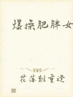爆操肥胖女人封面