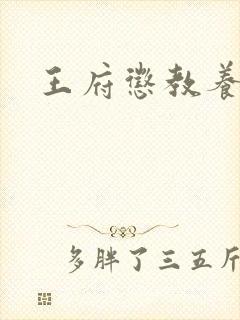 王府惩教养日常