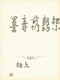 男主前期把女主当哥们的小说