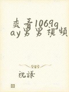爽看1069gay男男视频封面