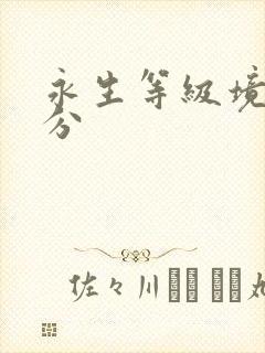 永生等级境界划分