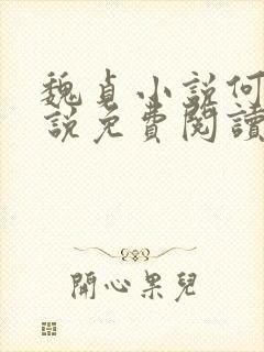 魏贞小说何蕊小说免费阅读