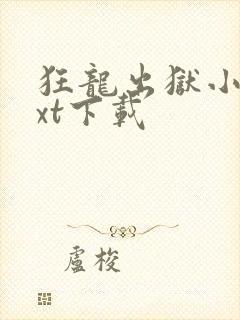 狂龙出狱小说txt下载封面