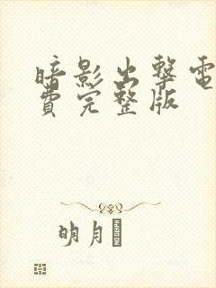 暗影出击电影免费完整版封面