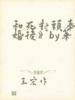 和死对头奉子成婚后》by华阙阙封面