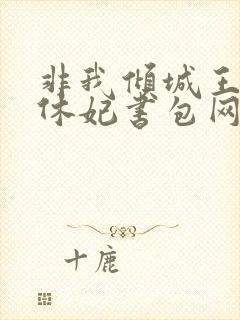 非我倾城王爷要休妃书包网封面