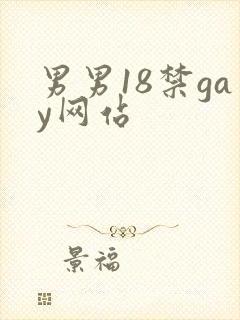 男男18禁gay网站封面