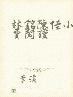 林铭陈佳小说免费阅读