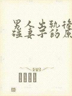 男人出轨后不再碰妻子的原因封面