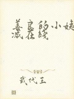 善良的小姨无删减在线封面