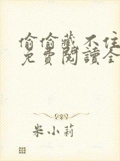 偷偷藏不住小说免费阅读全文无删减