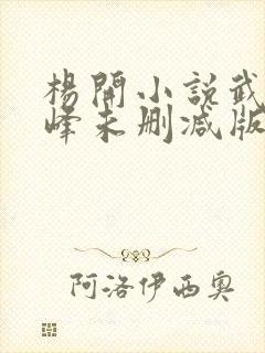 杨开小说武炼巅峰未删减版