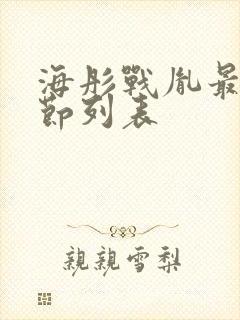 海彤战胤最新章节列表