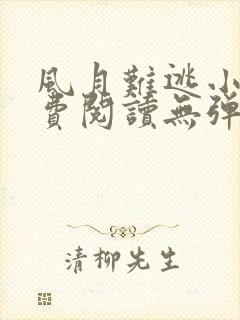 风月难逃小说免费阅读无弹窗