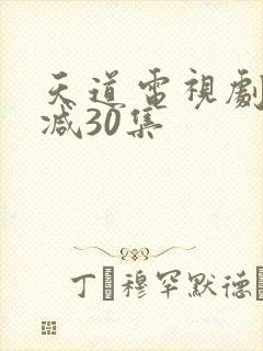 天道电视剧未删减30集