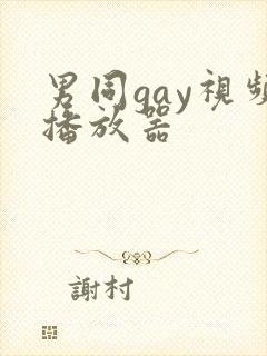 男同gay视频播放器