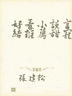 好看小说言情完结推荐甜宠文