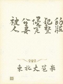 被公侵犯的漂亮人妻完整版