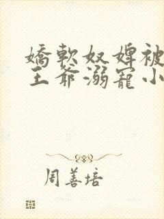 娇软奴婢被强势王爷溺宠小说免费阅读全集封面