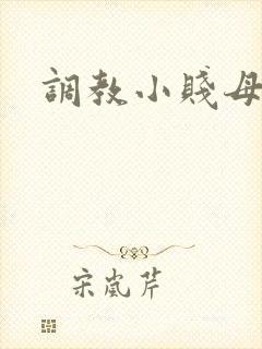 调教小贱母狗文