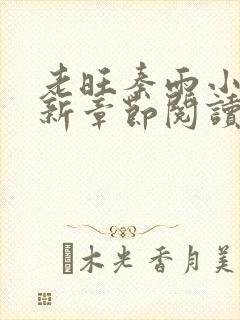 老旺秦雨小说最新章节阅读免费