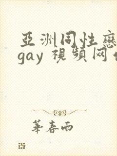 亚洲同性恋男 gay 视频网站