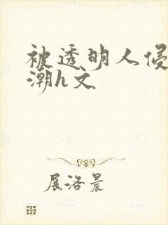 被透明人侵犯高潮h文