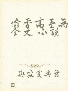 偷香高手无删减全文 小说封面