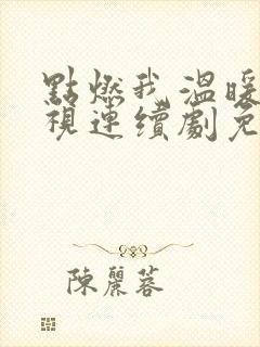 点燃我温暖你电视连续剧免费观看