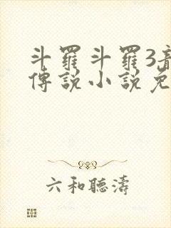 斗罗斗罗3龙王传说小说免费阅读封面