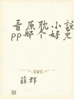 看原耽小说的app哪个好免费