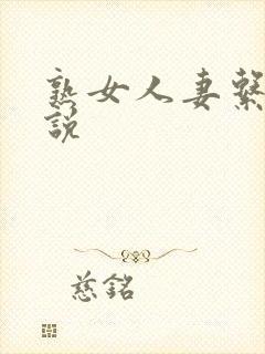 熟女人妻系列小说