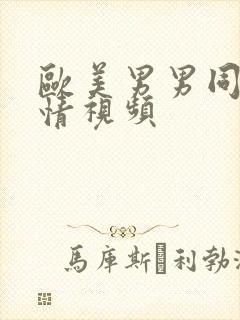 欧美男男同性激情视频