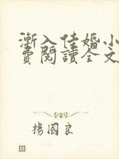 渐入佳婚小说免费阅读全文最新章节封面