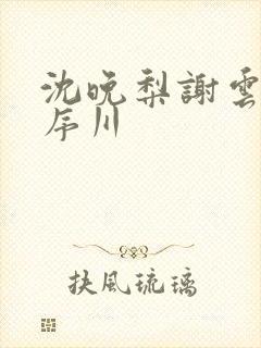 沈晚梨谢云迟闻序川