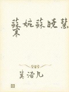 苏婉苏晓慧霍枭寒