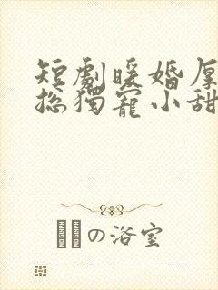 短剧暖婚厚爱纪总独宠小甜妻