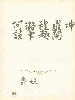 何璐程曜坤的小说笔趣阁