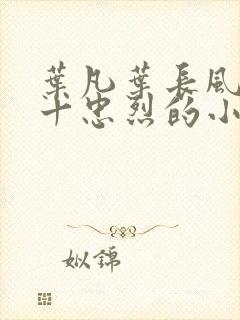 叶凡叶长风一门十忠烈的小说封面